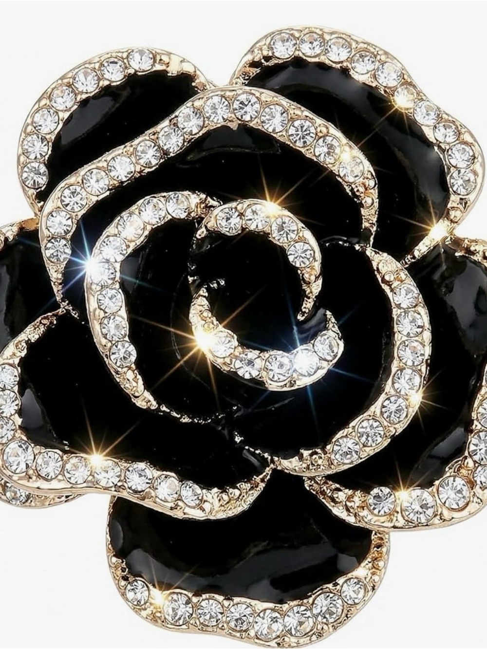Camilla Flower Brooch New Rhinestone